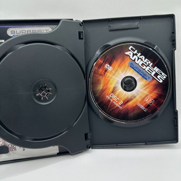 Charlies Angels Superbbit Deluxe DVD Cameron Diaz Drew Barrymore Columbia - Picture 5 of 5